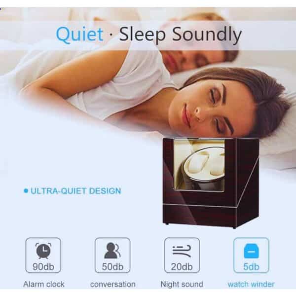 buy double automatic watch winder quiet