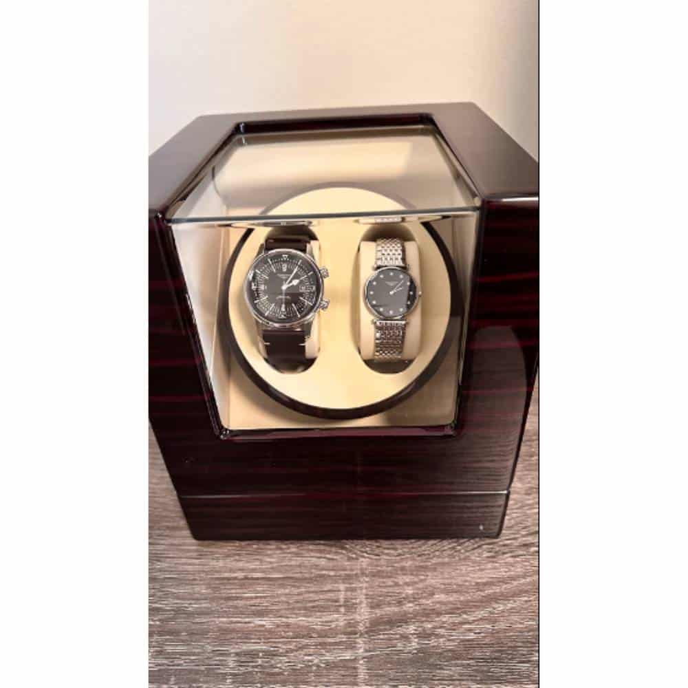 buy double automatic watch winder real pic